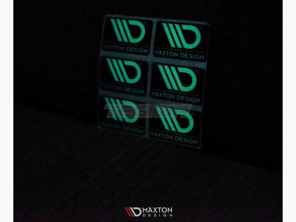 Maxton Design Glow in the Dark 3D gel badges 6 per pack