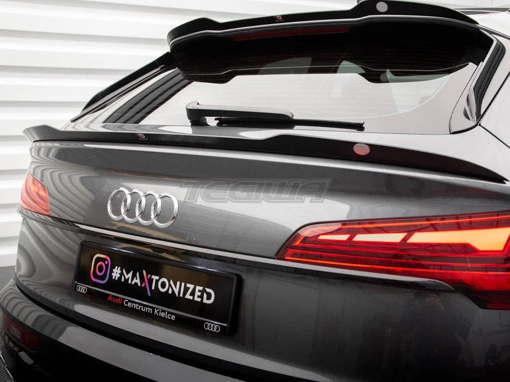 Maxton Design Lower Spoiler CAP Audi SQ5 Sportback Mk2 Facelift