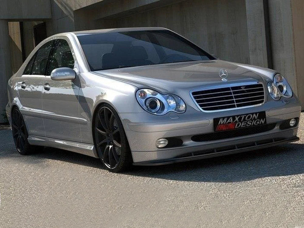 Maxton Design Mercedes C-class W203 Front Splitter For Standard Version 09-04