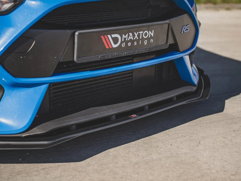 Maxton Design Racing Durability Front Splitter +flaps Ford Focus RS MK3 01-18