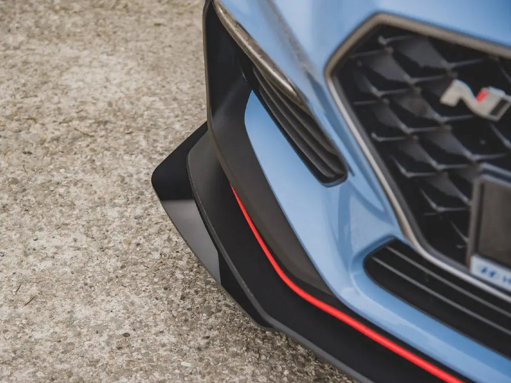 Maxton Design Racing Durability Front Splitter + Flaps Hyundai I30 N Mk3 Hatchback Fastback
