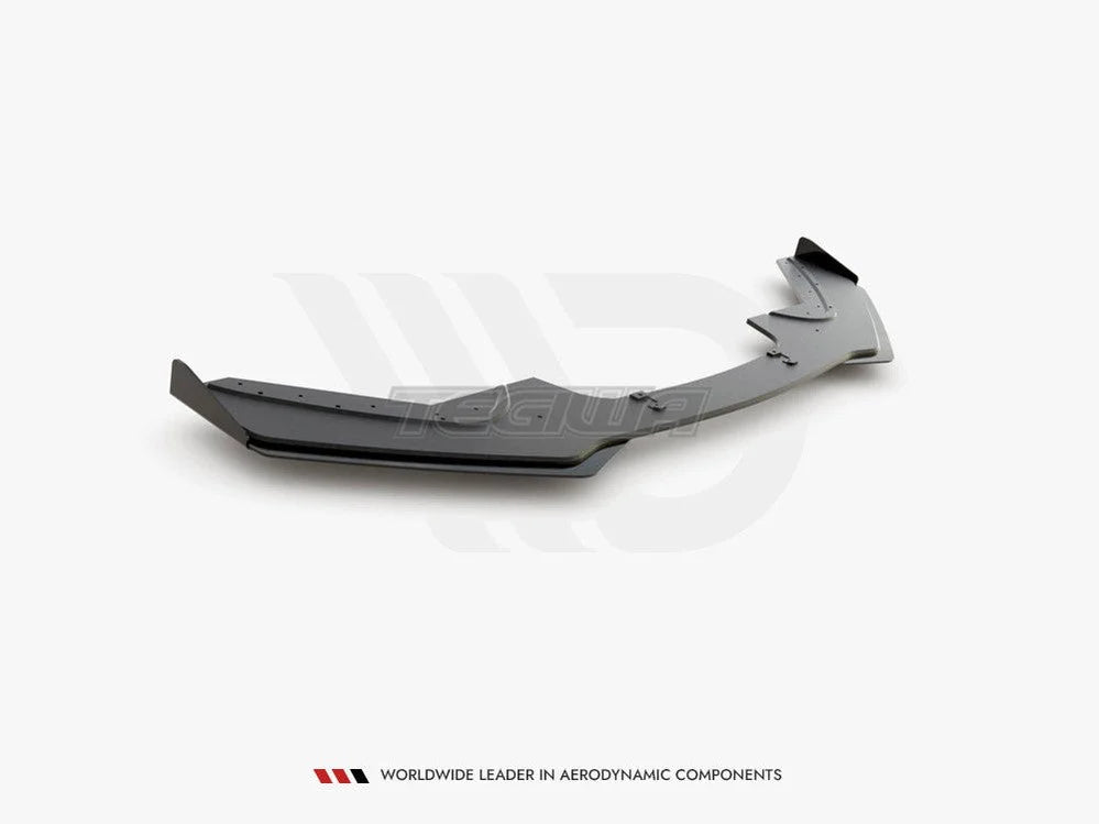 Maxton Design Racing Durability Front Splitter V3 +flaps BMW 1-Series F20 M-pack Facelift M140I 15-19