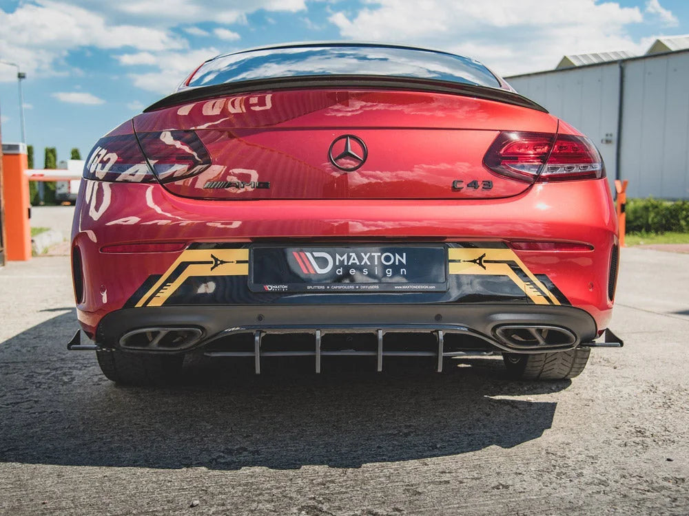Maxton Design Racing Durability Rear Diffuser Mercedes-amg C43 Coupe C205 2016-