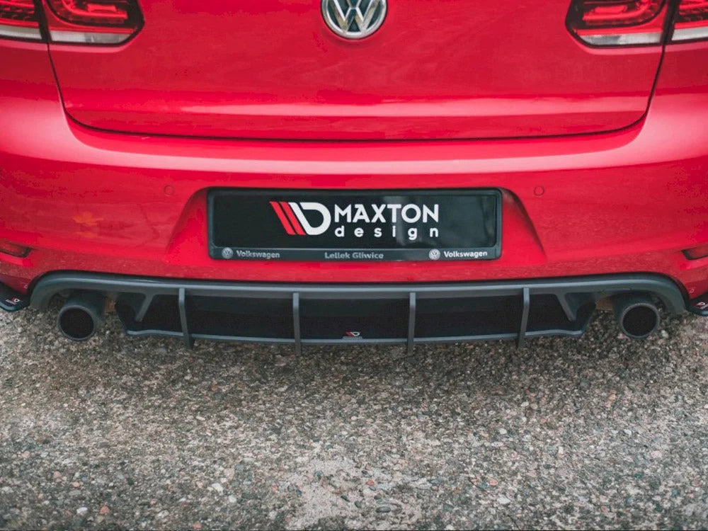 Maxton Design Racing Durability Rear Diffuser V2 Volkswagen Golf GTI MK6 09-12