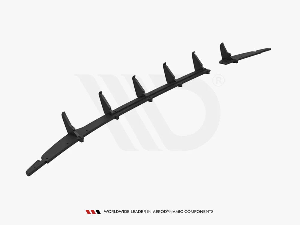 Maxton Design Racing Durability Rear Diffuser Volkswagen UP GTI 2018-