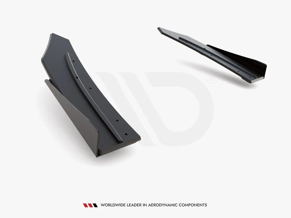 Maxton Design Racing Durability Rear Side Splitters +flaps Mercedes-amg C43 Coupe C205 2016-