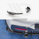 Maxton Design Racing Durability Rear Side Splitters V2 +flaps BMW 1-Series F20 M140I 15-19