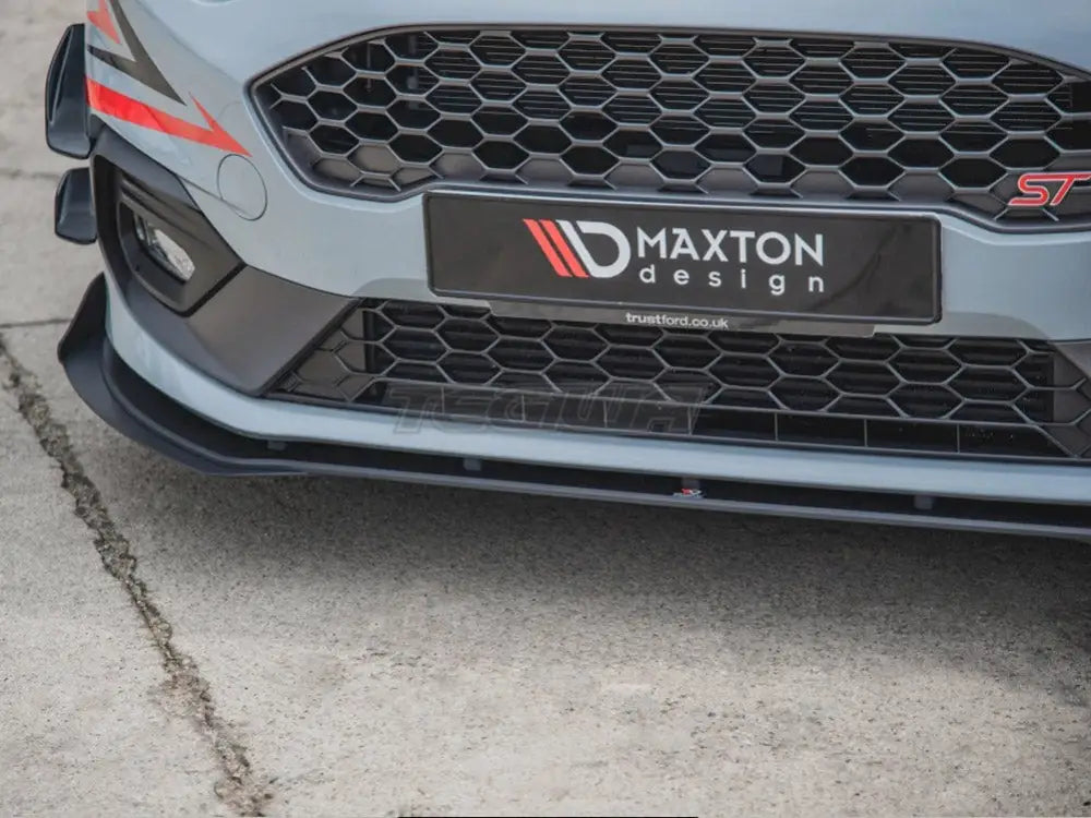 Maxton Design Maxton Racing Front Splitter +flaps Ford Fiesta MK8 ST ST Line 2017-