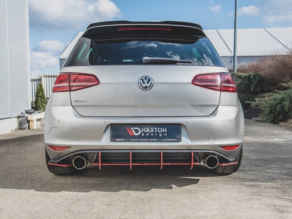 Maxton Design Maxton Racing Rear Diffuser V.2 Volkswagen Golf MK7 GTI 13-16