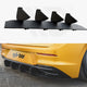 Maxton Design Maxton Racing Rear Diffuser V.2 Volkswagen Golf MK8 2020-