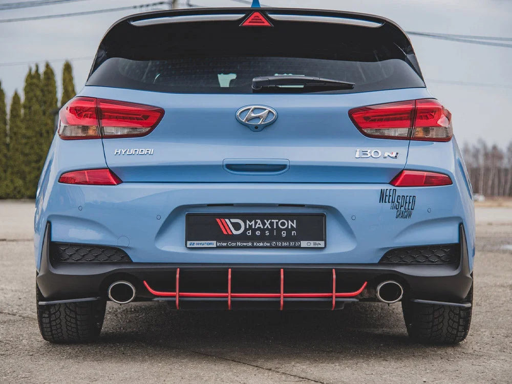 Maxton Design Maxton Racing Rear Diffuser V2 Hyundai I30 N MK3 Hatchback 01-20