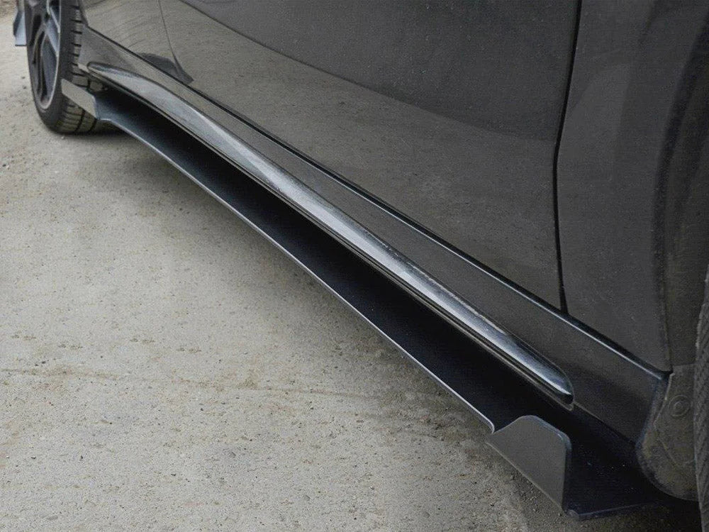 Maxton Design Racing Side Skirts Diffusers V.1 Mercedes CLA A45 AMG C117 Facelift 2017-UP