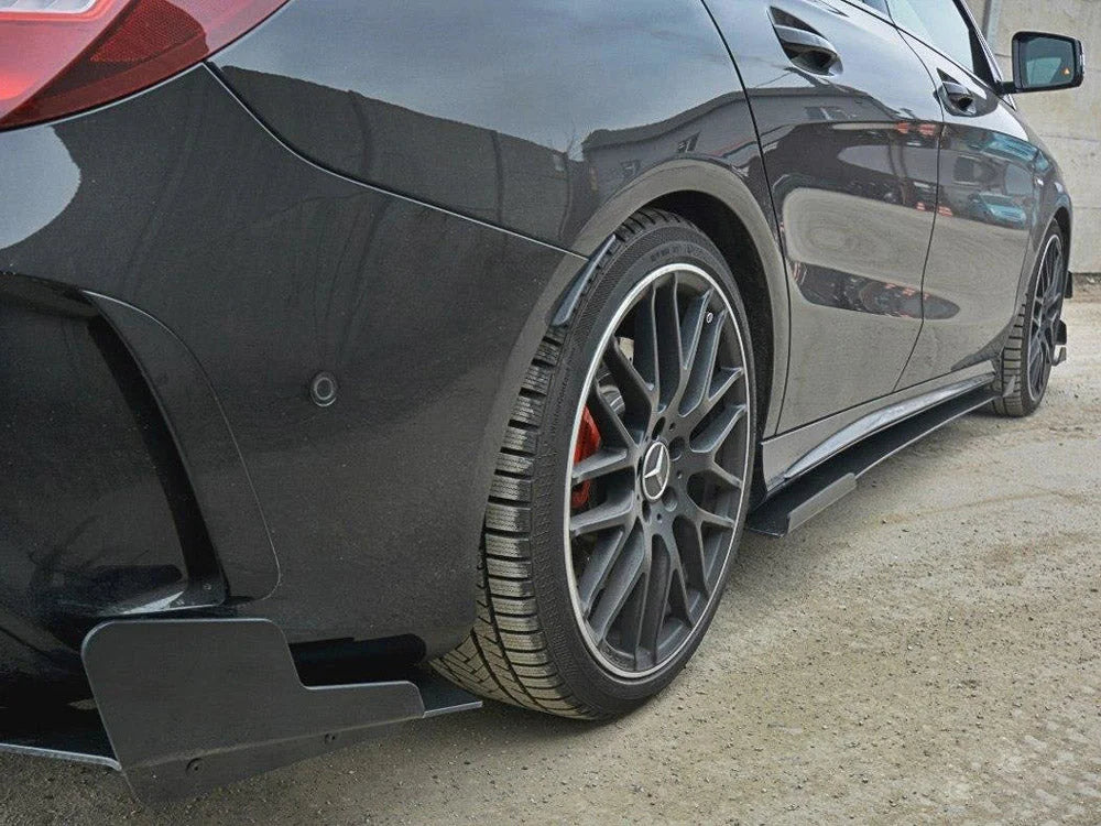 Maxton Design Racing Side Skirts Diffusers V.1 Mercedes CLA A45 AMG C117 Facelift 2017-UP