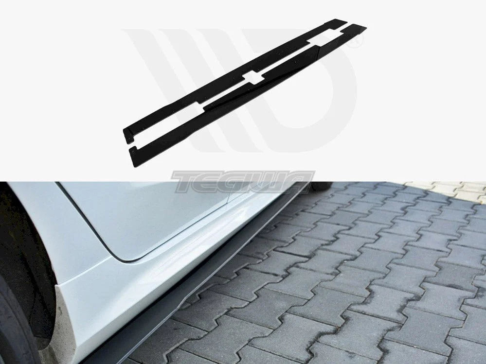 Maxton Design Racing Side Skirts Diffusers V.2 Ford Fiesta MK8 ST ST-Line