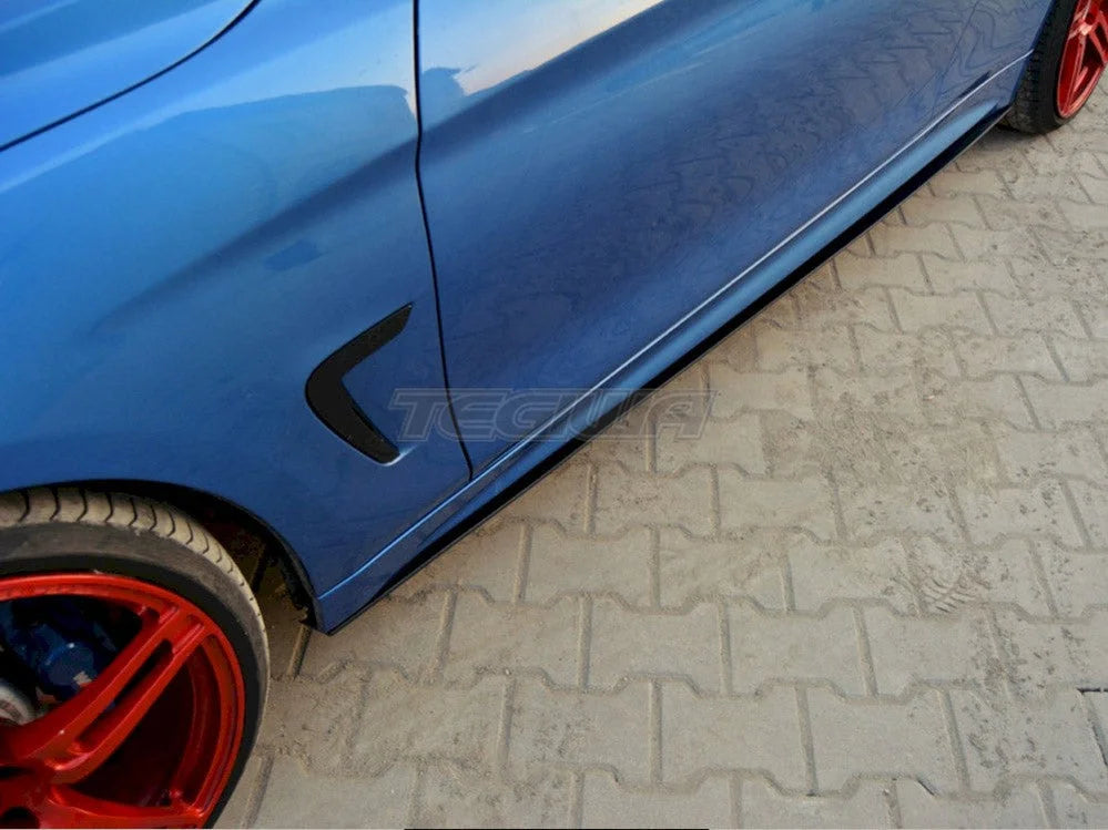 Maxton Design Racing Side Skirts Splitters BMW 4-Series F32 M-sport 13-16