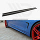 Maxton Design Racing Side Skirts Splitters BMW 4-Series F32 M-sport 13-16