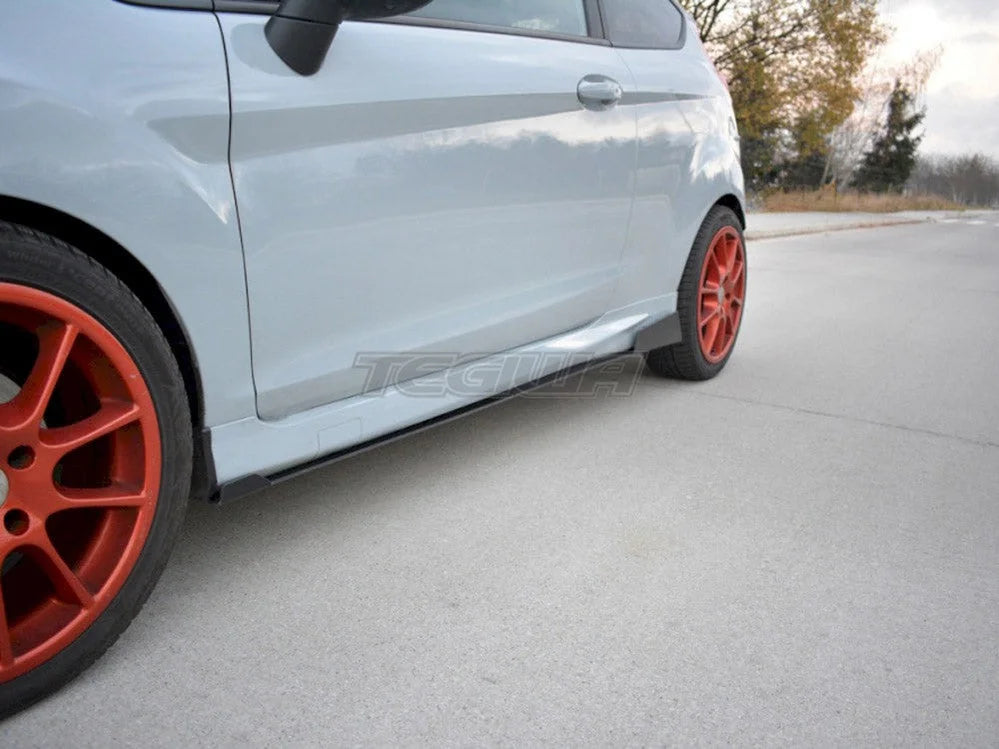 Maxton Design Racing Side Skirts Splitters Ford Fiesta MK7 ST Facelift 01-17