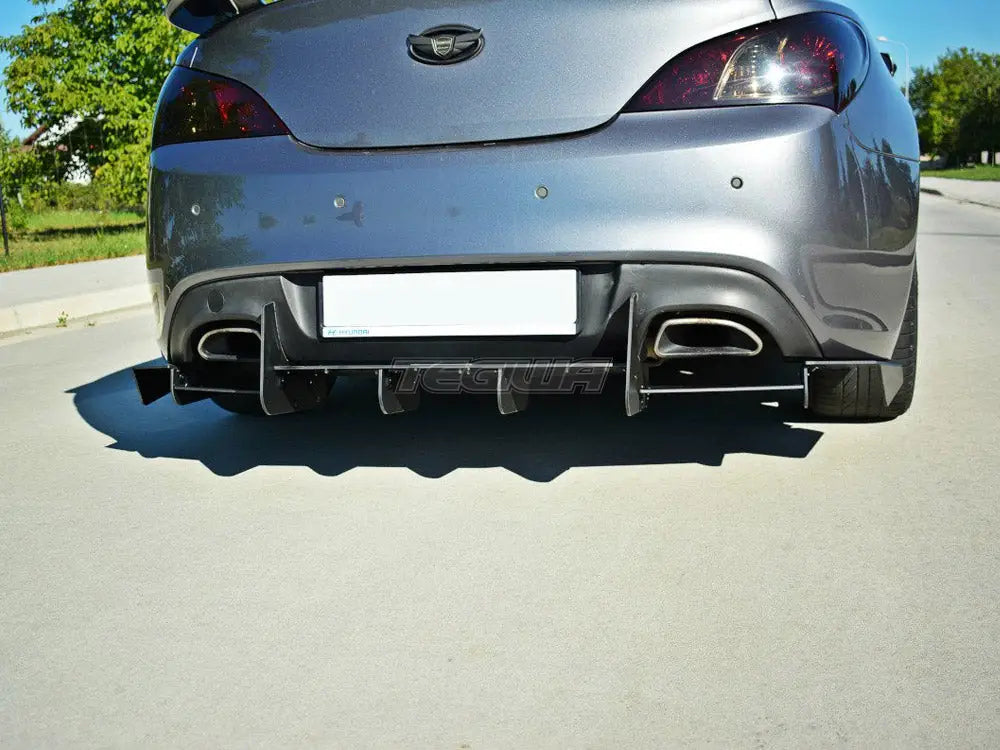 Maxton Design Rear Diffuser Hyundai Genesis MK1 Coupe 09-12