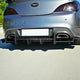 Maxton Design Rear Diffuser Hyundai Genesis MK1 Coupe 09-12