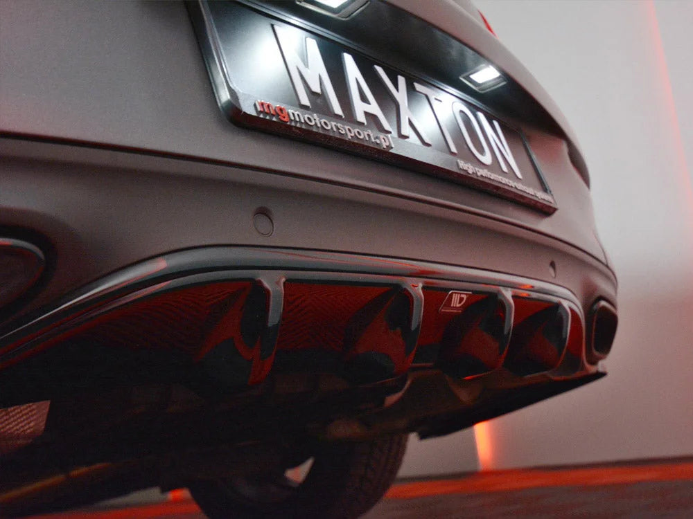 Maxton Design Rear Diffuser Mercedes C-class W205 Coupe Amg-line 15-18