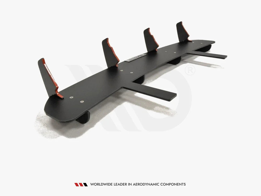 Maxton Design Rear Diffuser Mercedes CLS C218 Amg-line 11-14