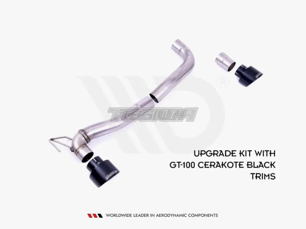 Maxton Design Rear Diffuser + Milltek RS Upgrade KIT - Ford Fiesta MK8 ST & MK8.5 ST 01-22