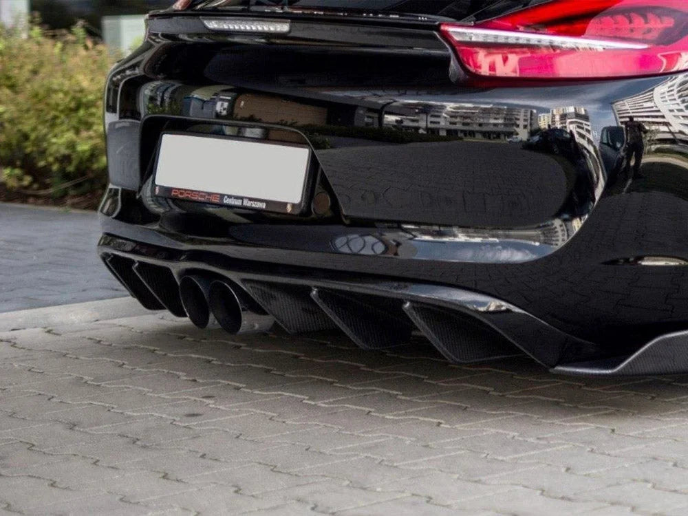 Maxton Design Rear Diffuser Porsche Cayman MK2 981C 2013-