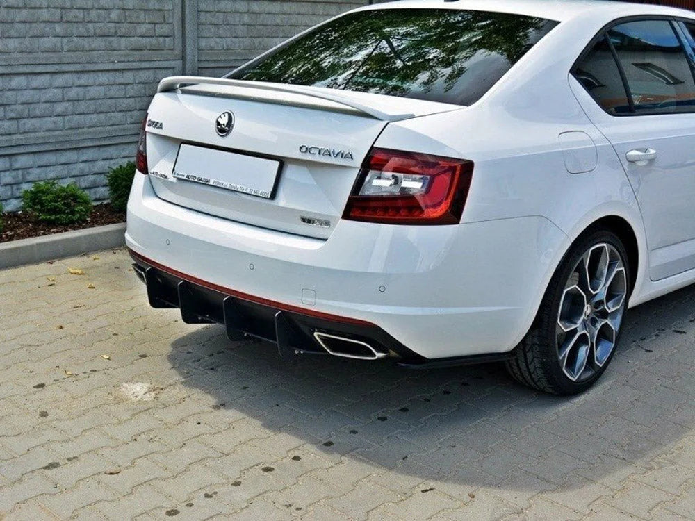 Maxton Design Rear Diffuser Skoda Octavia VRS MK3.5 Hatchback Estate