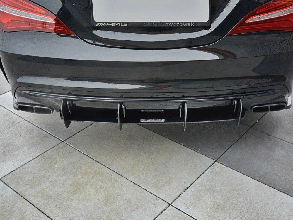 Maxton Design Rear Diffuser V.1 Mercedes CLA A45 AMG C117 Facelift 2017-UP