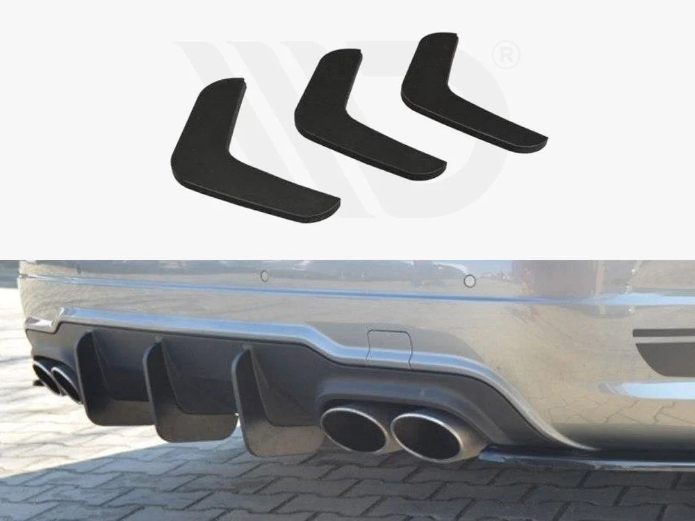 Maxton Design Rear Diffuser V.2 Mercedes C W204 Amg-line Facelift 11-15