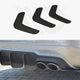 Maxton Design Rear Diffuser V.2 Mercedes C W204 Amg-line Facelift 11-15