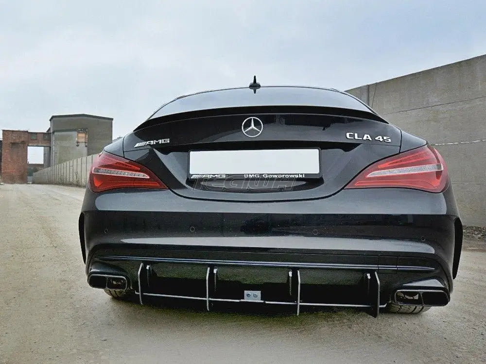 Maxton Design Rear Diffuser V.2 Mercedes CLA A45 AMG C117 Facelift 2017-UP