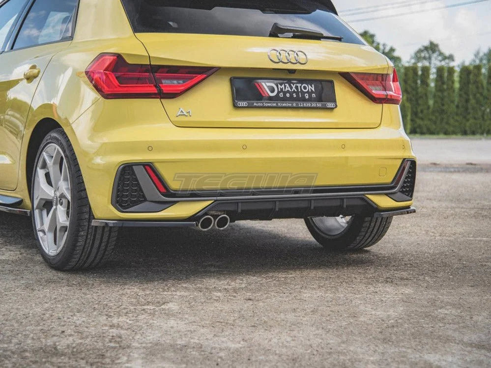Maxton Design Rear Side Splitters Audi A1 S-line GB 2018-