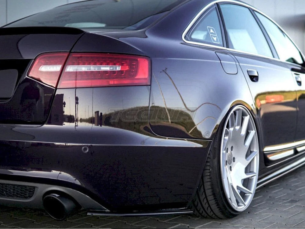 Maxton Design Rear Side Splitters Audi A6 C6 S-line Facelift Sedan 09-11