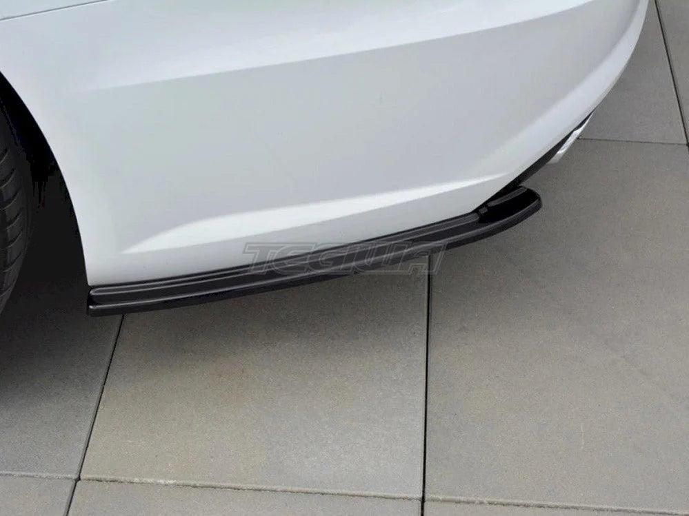 Maxton Design Rear Side Splitters Audi A6 C7 Avant S-line S6 C7 Avant Facelift 14-18