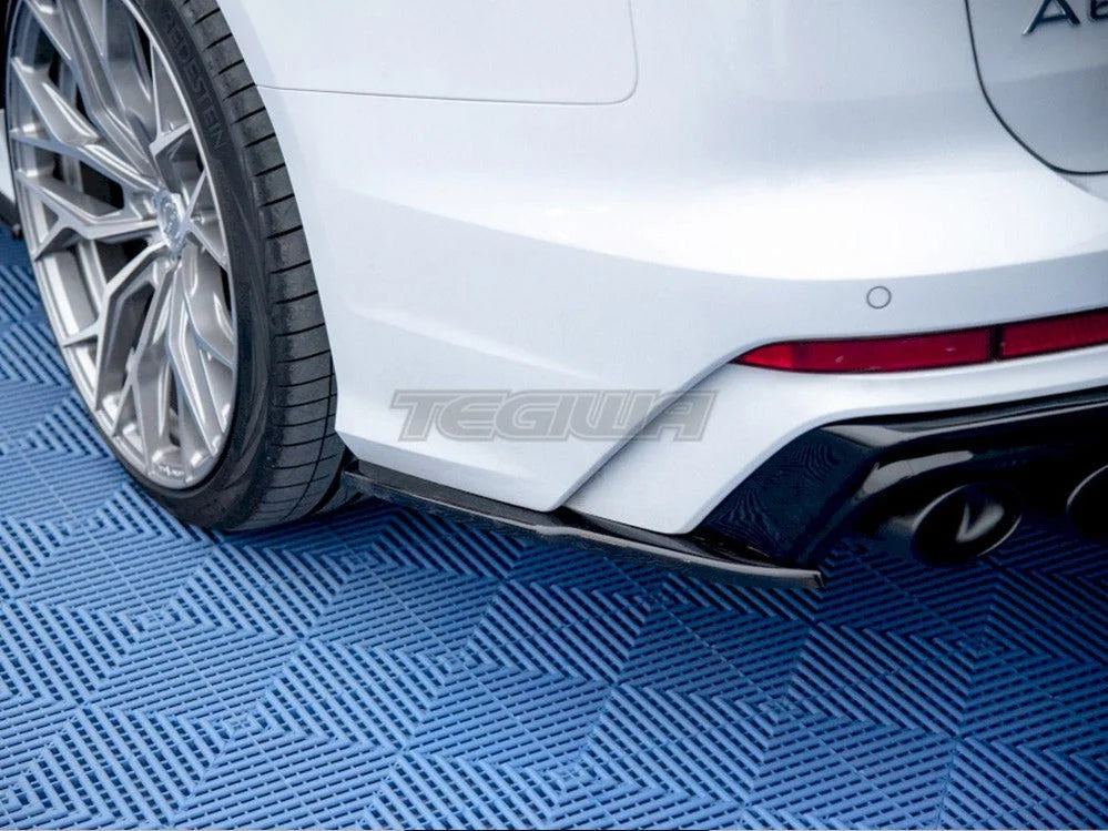 Maxton Design Rear Side Splitters Audi A6 C8 S-line 2018-