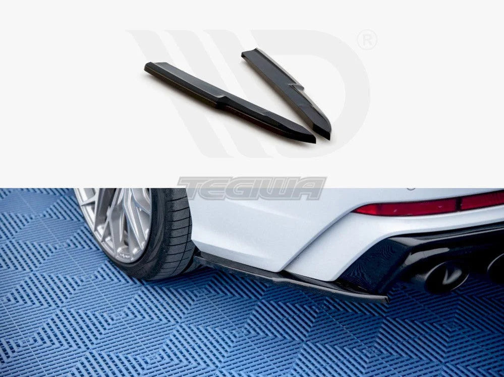 Maxton Design Rear Side Splitters Audi A6 C8 S-line 2018-