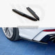 Maxton Design Rear Side Splitters Audi A6 C8 S-line 2018-