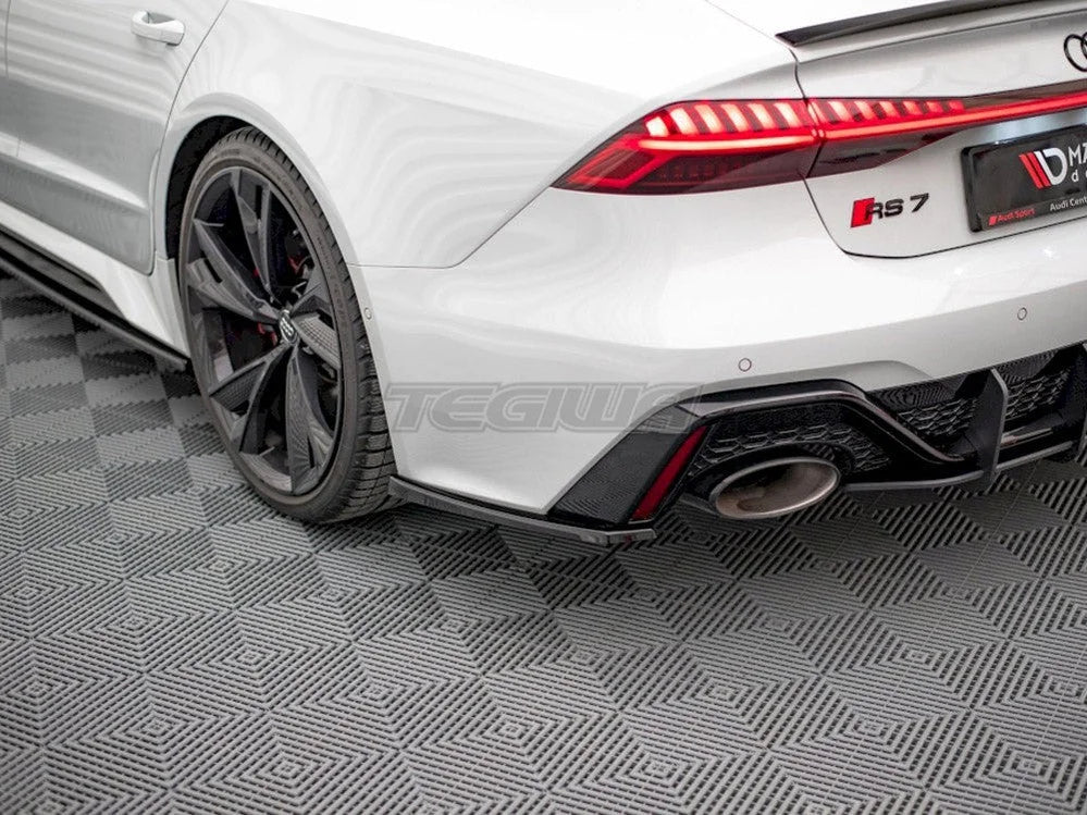 Maxton Design Rear Side Splitters Audi RS6 C8 RS7 C8 2019-