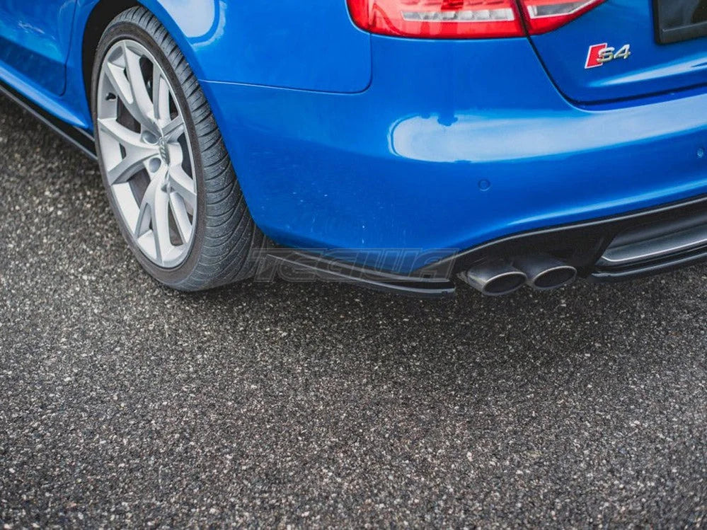 Maxton Design Rear Side Splitters Audi S4 A4 S-line B8 Sedan 09-11