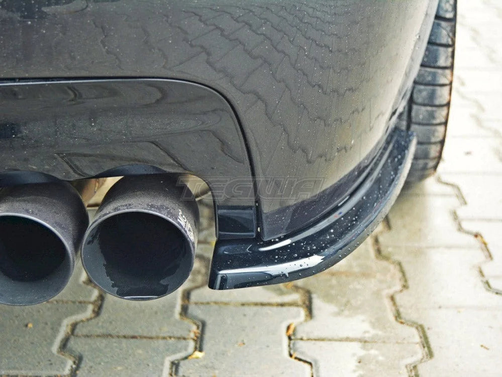 Maxton Design Rear Side Splitters BMW 5-Series F11 M-pack Fits TWO Double Exhaust Ends