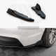 Maxton Design Rear Side Splitters BMW X3 M-Pack F25