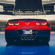 Maxton Design Rear Side Splitters Chevrolet Corvette C7 2013-19