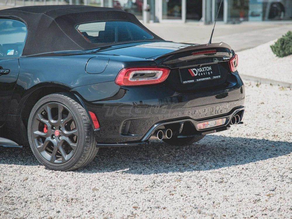 Maxton Design Rear Side Splitters Fiat 124 Spider Abarth 2017 -