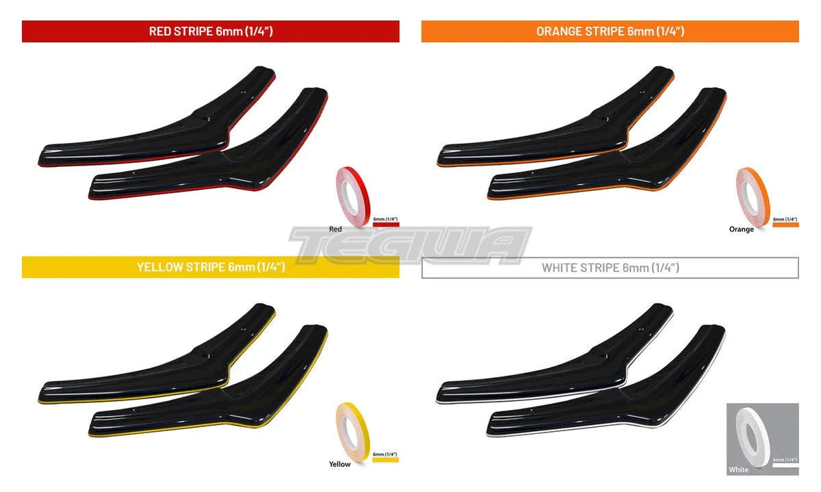 Maxton Design Rear Side Splitters Fiat 509 Abarth MK1 Facelift 2016-UP