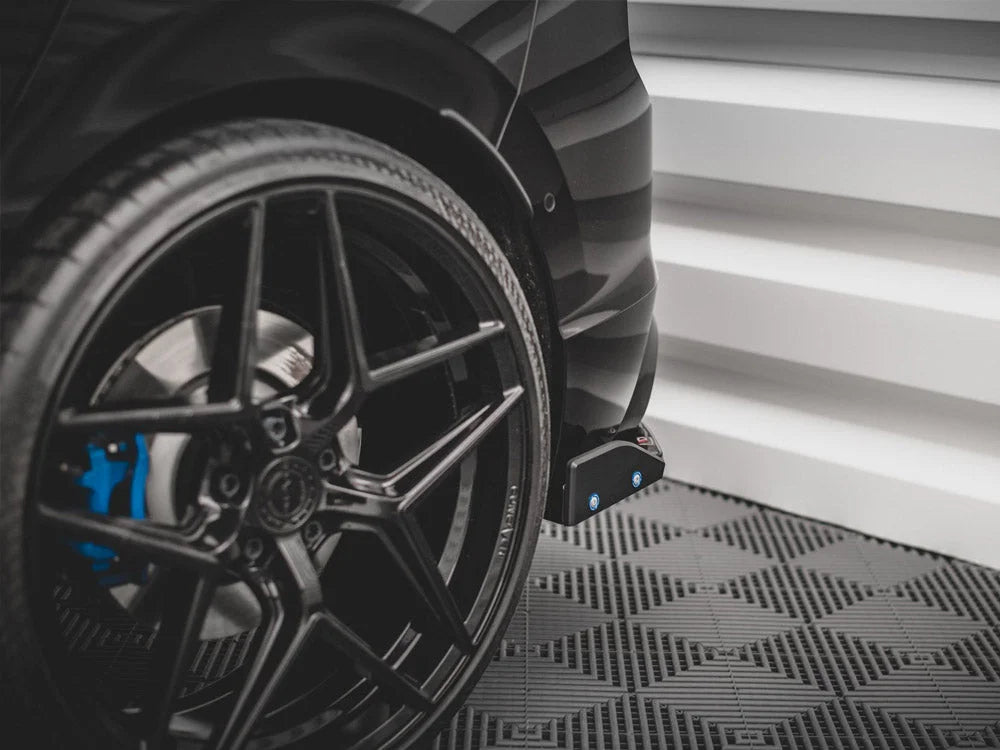Maxton Design Rear Side Splitters +flaps V.2 Volkswagen Golf R MK8 20-