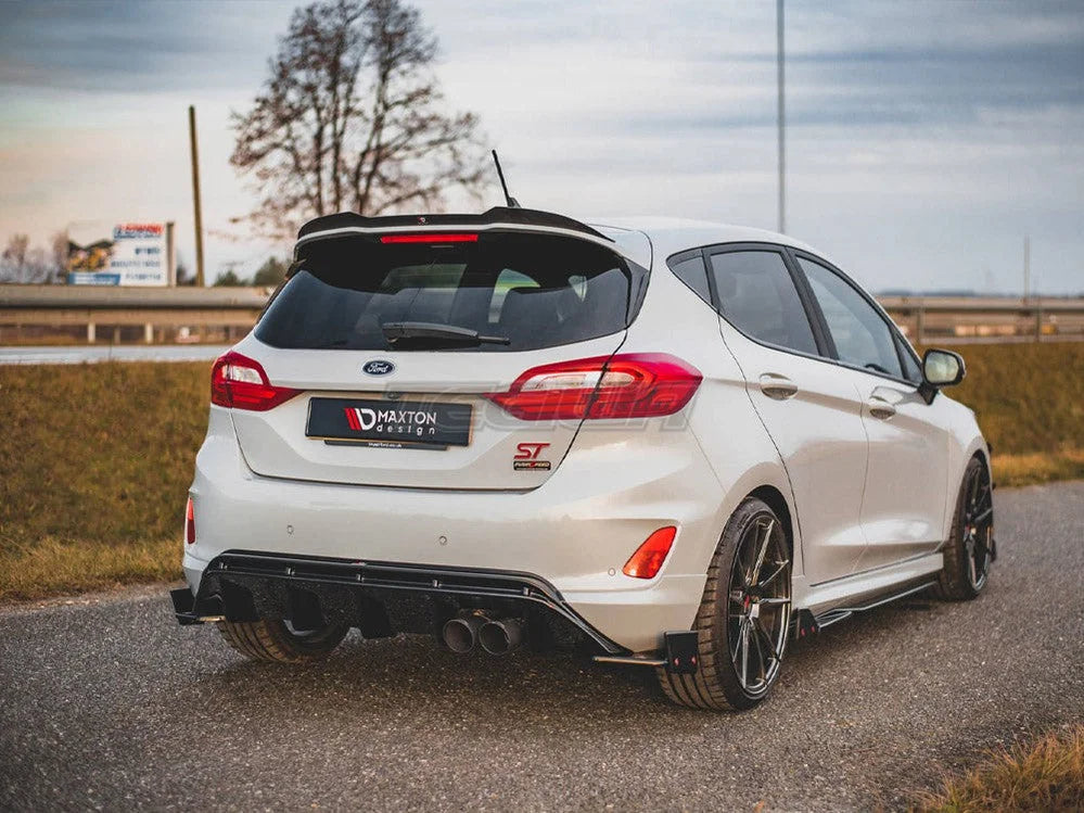 Maxton Design Rear Side Splitters +flaps V.4 Ford Fiesta MK8 ST 2018-