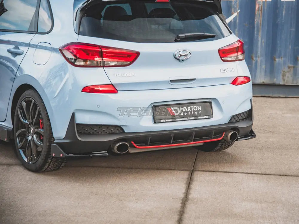 Maxton Design Rear Side Splitters +flaps V6 Hyundai I30 N MK3 Hatchback 01-20