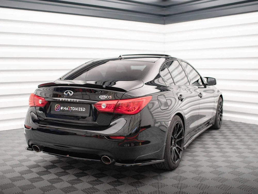 Maxton Design Rear Side Splitters Infiniti Q50 S Mk1