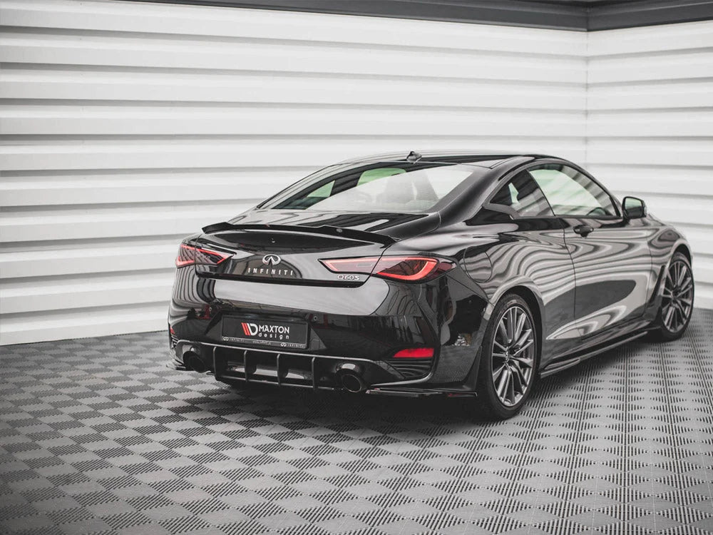 Maxton Design Rear Side Splitters Infiniti Q60 S MK2 2017-